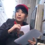 配達先で襲われるピザ屋のお姉さん