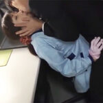 「仕事中なのよ‥///」夜間清掃中に社員さんから襲われる