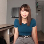 お金の為に撮影に応募した笑顔のカワイイお姉さん